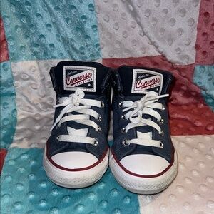 Converse Kids Navy High-Top Sneakers
